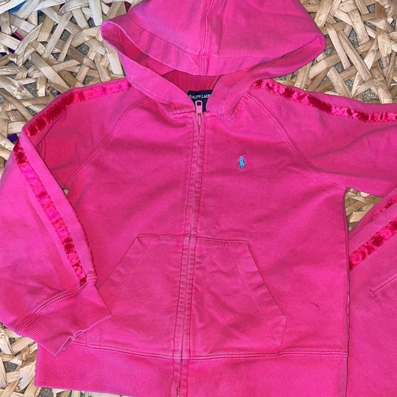 Ralph Lauren Girls Size 5 Jogger Hoody Set - Picture 2 of 6